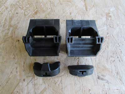 BMW Radiator Support Brackets and Rubber Mounts (Includes Left and Right) 17117542517 E60 E63 5, 6 Series